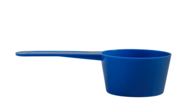 Measuring scoop 20ml PP blue B handle 50mm